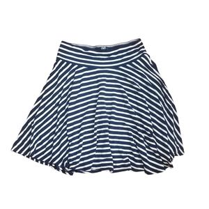 Chaps Navy/White Stripe Medium Skirt